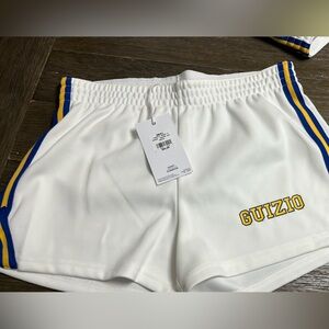 Champion White and Blue Athletic Shorts